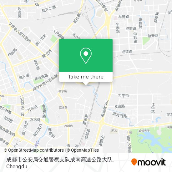 成都市公安局交通警察支队成南高速公路大队 map