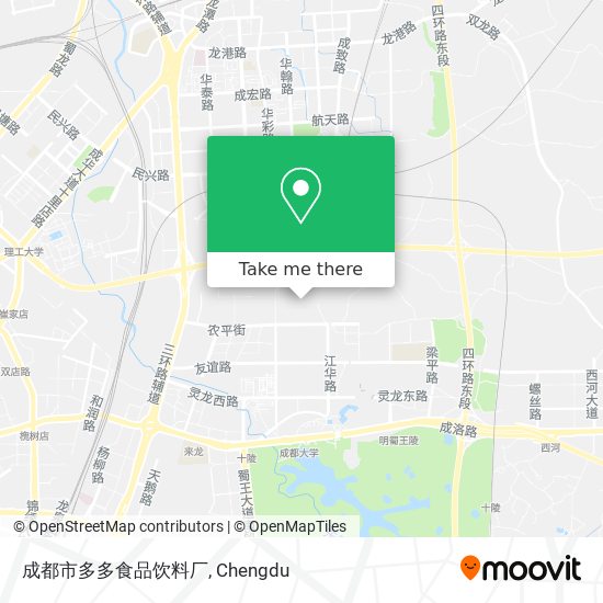 成都市多多食品饮料厂 map