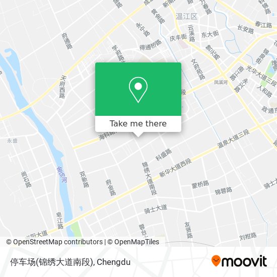 停车场(锦绣大道南段) map