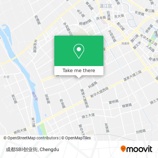 成都SBI创业街 map