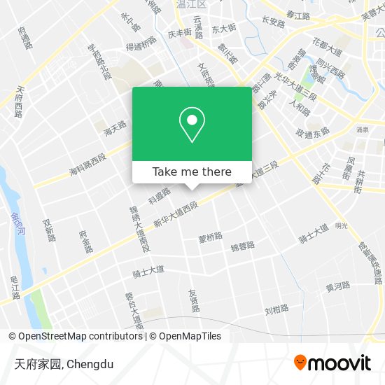 天府家园 map