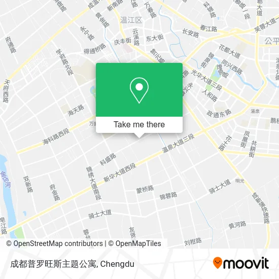 成都普罗旺斯主题公寓 map