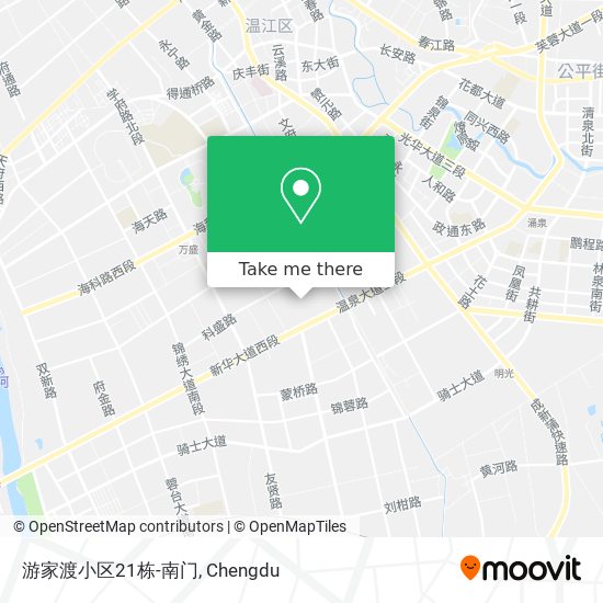 游家渡小区21栋-南门 map