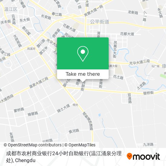 成都市农村商业银行24小时自助银行(温江涌泉分理处) map