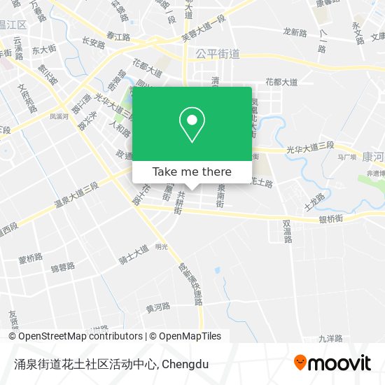 涌泉街道花土社区活动中心 map