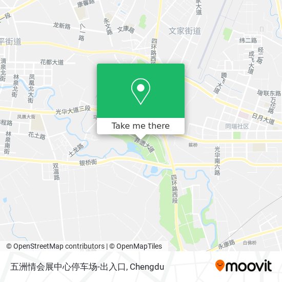 五洲情会展中心停车场-出入口 map
