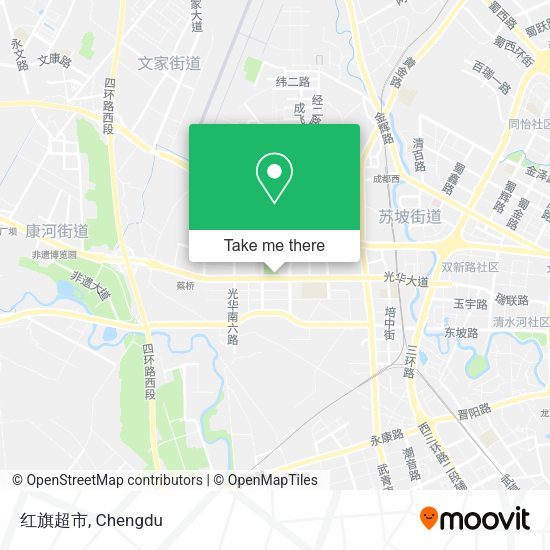 红旗超市 map