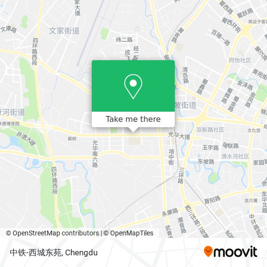 中铁-西城东苑 map