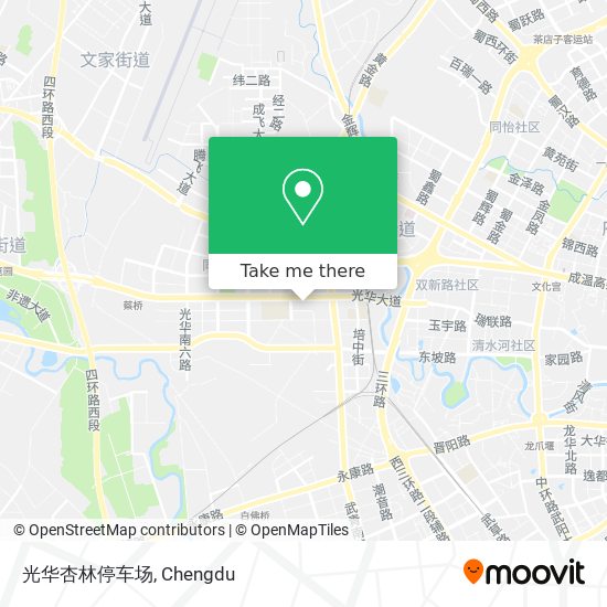 光华杏林停车场 map