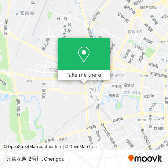 元益花园-2号门 map