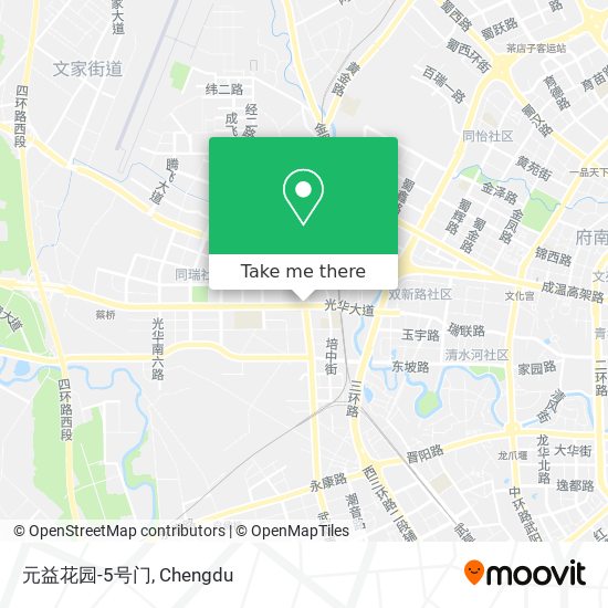 元益花园-5号门 map