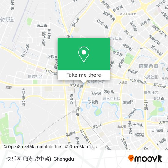 快乐网吧(苏坡中路) map