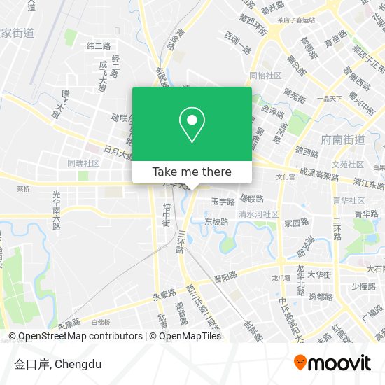 金口岸 map