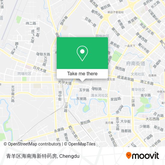 青羊区海南海新特药房 map