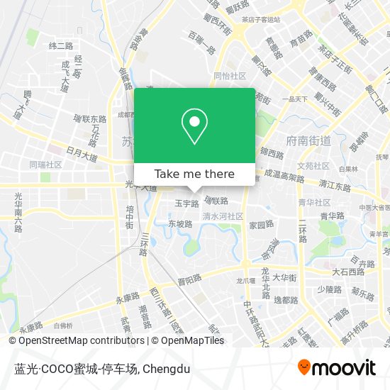 蓝光·COCO蜜城-停车场 map