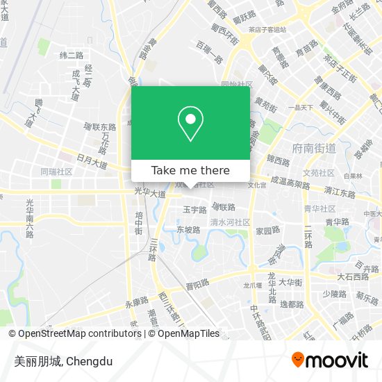 美丽朋城 map