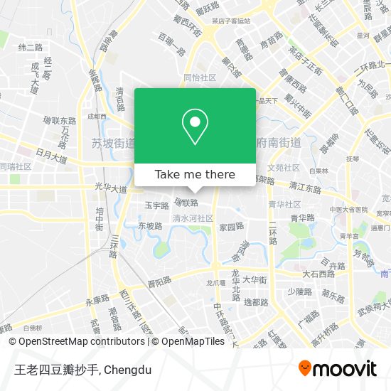 王老四豆瓣抄手 map