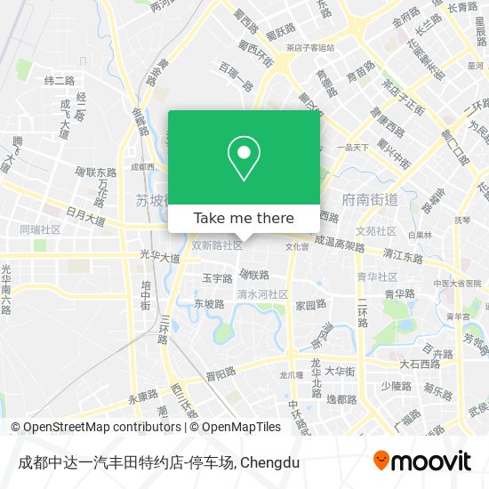 成都中达一汽丰田特约店-停车场 map