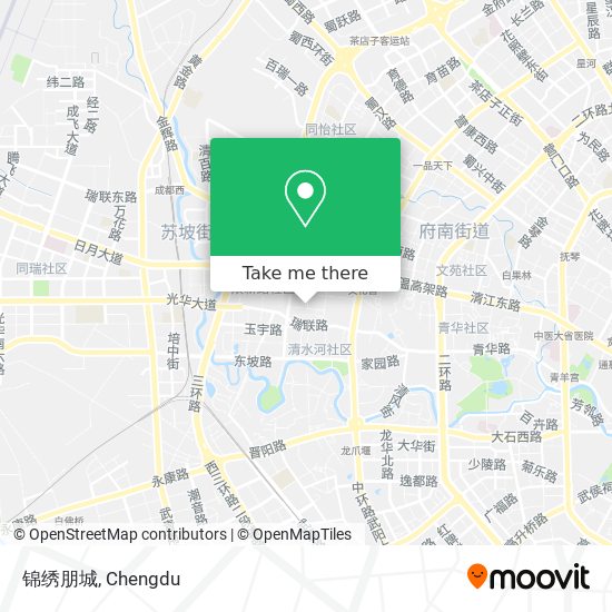 锦绣朋城 map