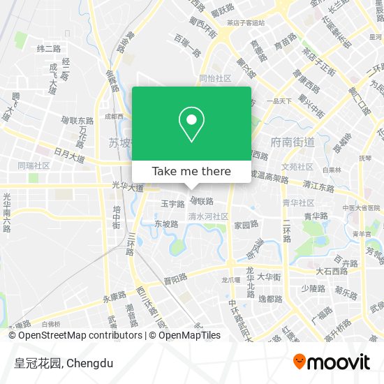 皇冠花园 map