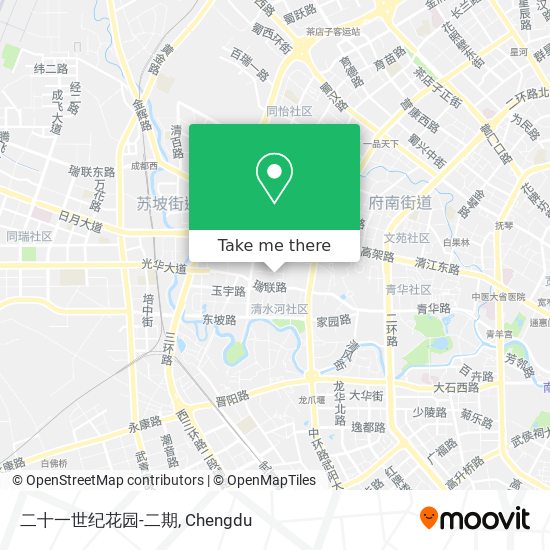 二十一世纪花园-二期 map