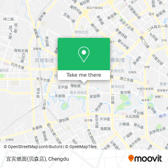 宜宾燃面(贝森店) map