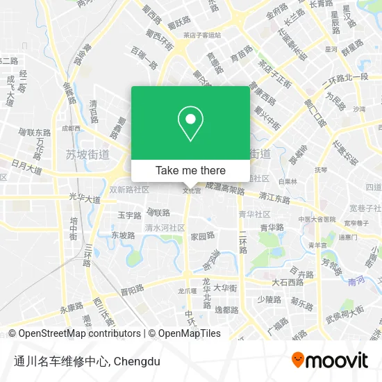 通川名车维修中心 map