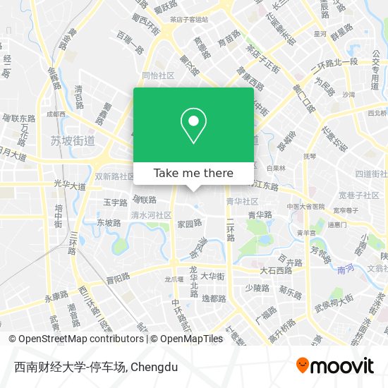 西南财经大学-停车场 map