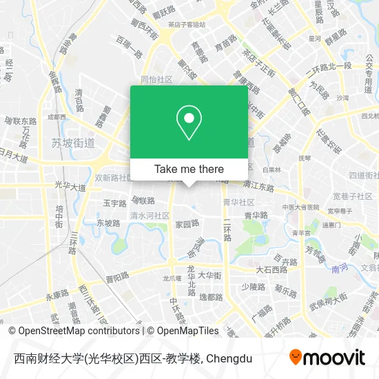 西南财经大学(光华校区)西区-教学楼 map