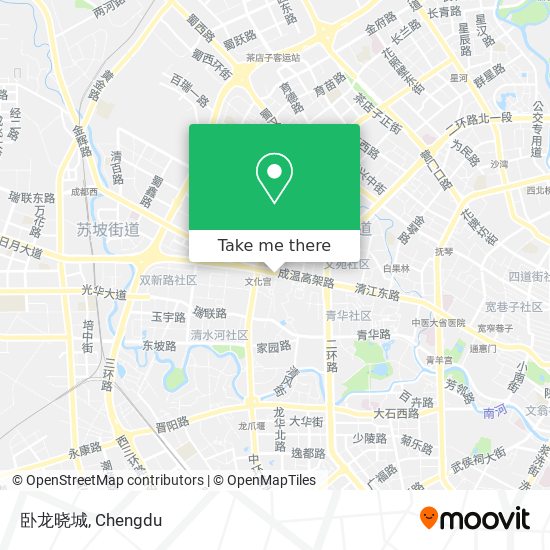 卧龙晓城 map