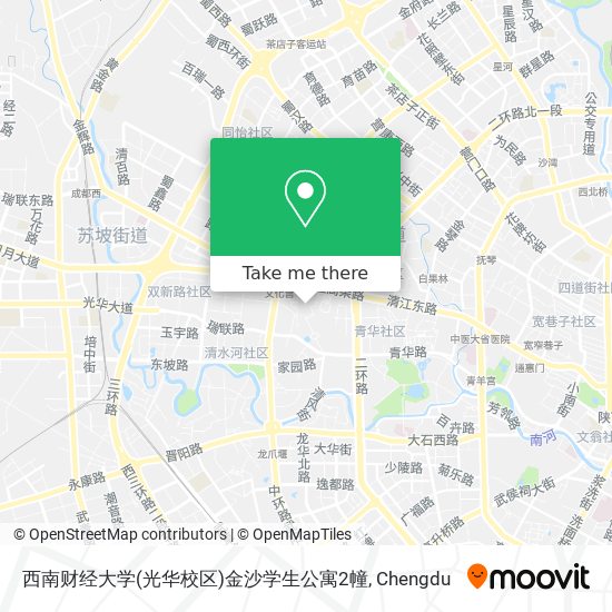 西南财经大学(光华校区)金沙学生公寓2幢 map