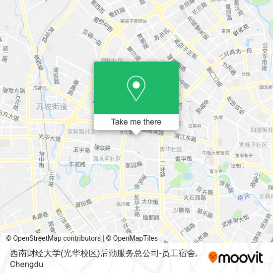西南财经大学(光华校区)后勤服务总公司-员工宿舍 map