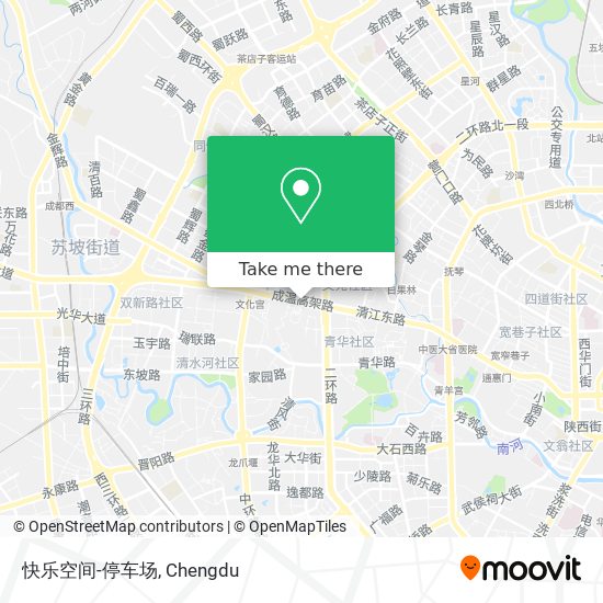 快乐空间-停车场 map