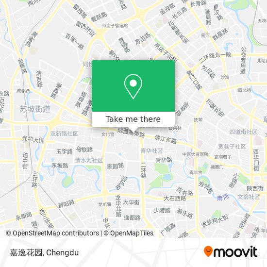 嘉逸花园 map