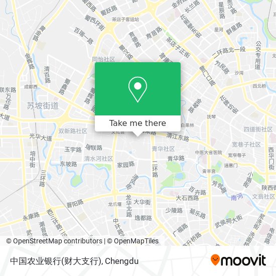 中国农业银行(财大支行) map