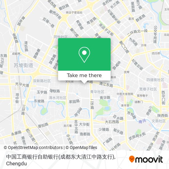 中国工商银行自助银行(成都东大清江中路支行) map