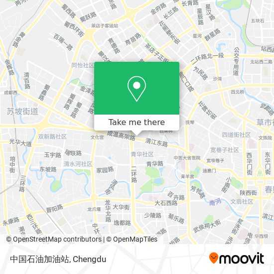 中国石油加油站 map