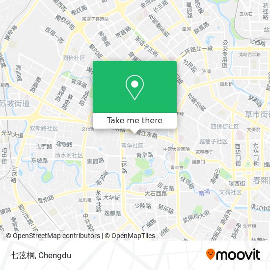 七弦桐 map