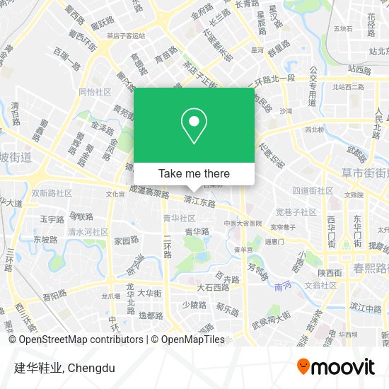 建华鞋业 map