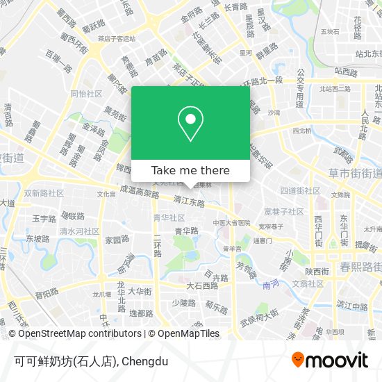 可可鲜奶坊(石人店) map