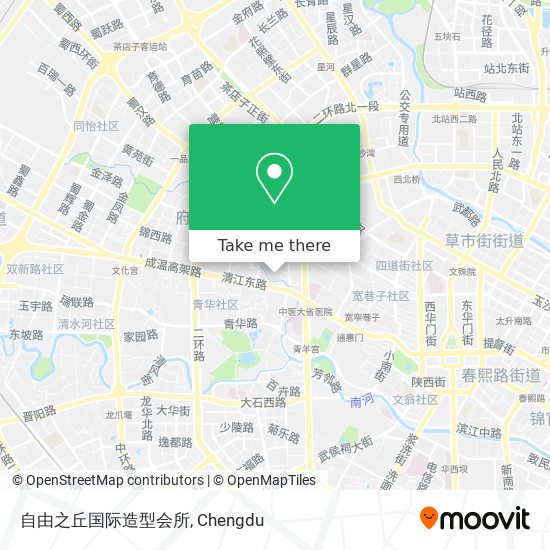 自由之丘国际造型会所 map