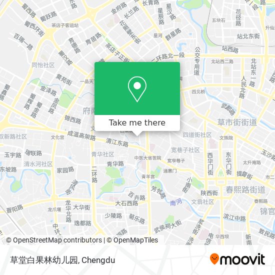 草堂白果林幼儿园 map