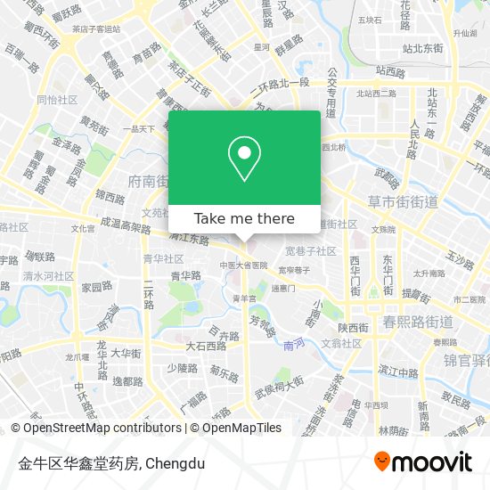 金牛区华鑫堂药房 map