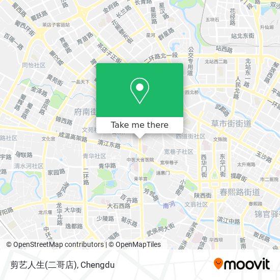 剪艺人生(二哥店) map