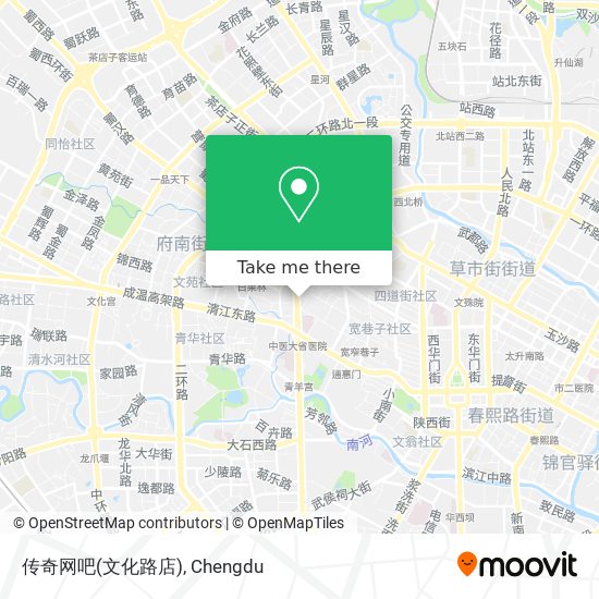 传奇网吧(文化路店) map