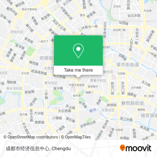 成都市经济信息中心 map