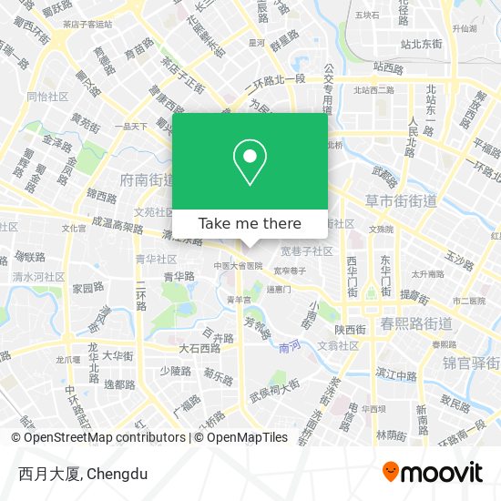 西月大厦 map