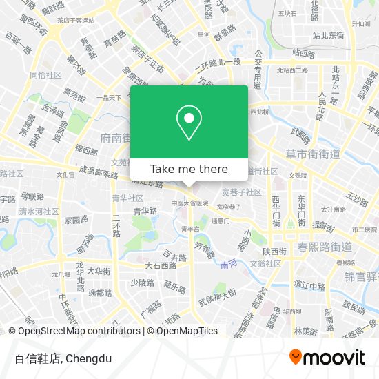 百信鞋店 map