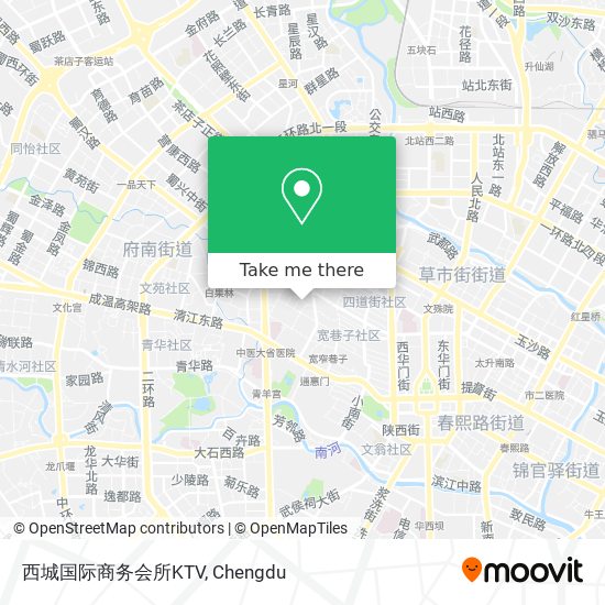 西城国际商务会所KTV map
