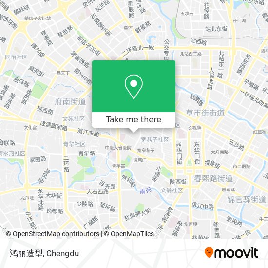 鸿丽造型 map